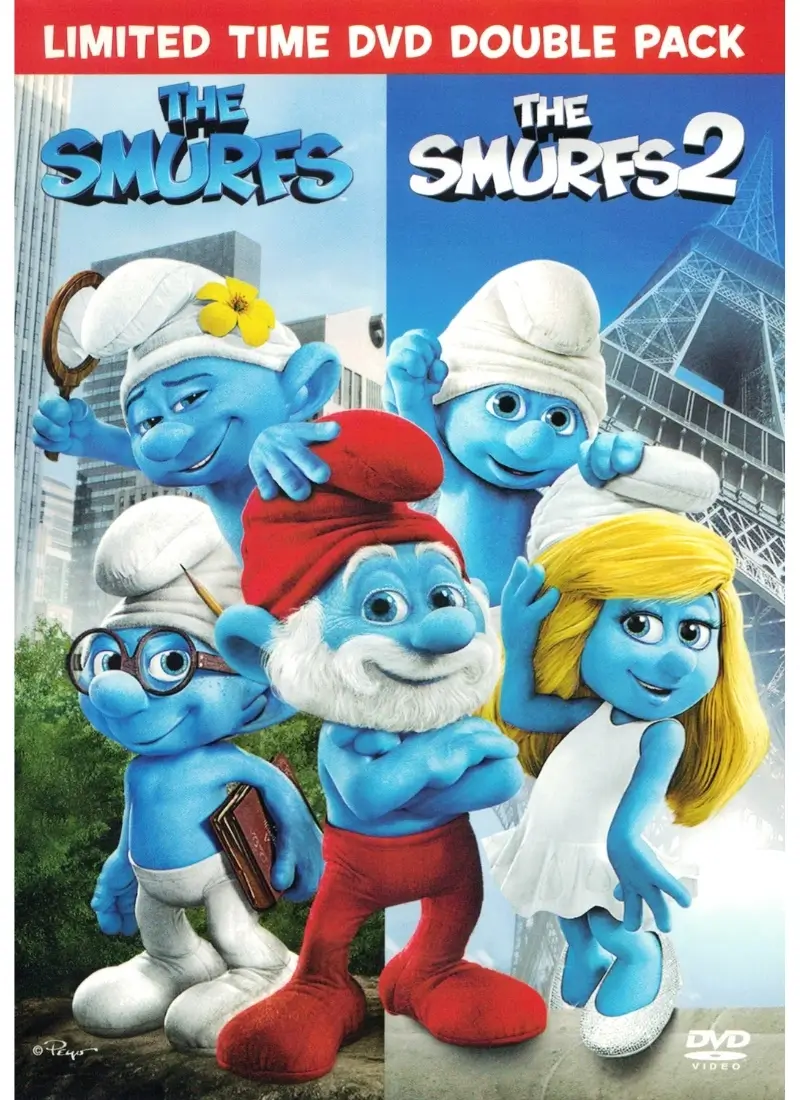 The Smurfs 1 and 2 (DVD)